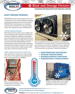 Blast Freezing Brochure