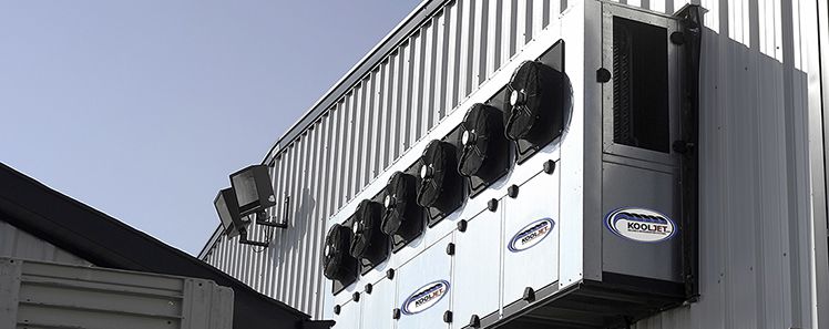 KOOLJET Through-The-Wall Agricultural Refrigeration System Fan