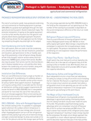 Packaged vs Split Refrigeration Systems