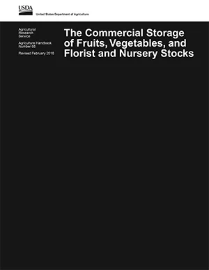 USDA Commercial Storage of Fruits Vegetables